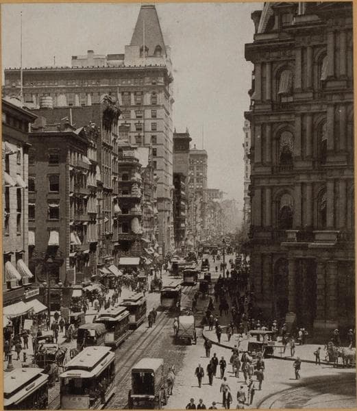 Manhattan: Broadway - Park Row, 1918