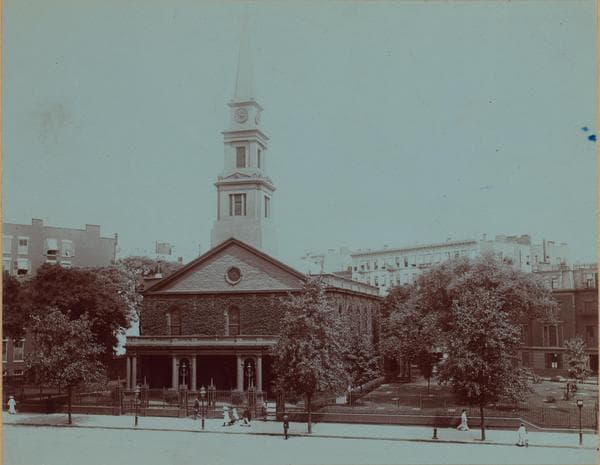 Manhattan: Stuyvesant Place - 2nd Avenue, ca. 1800