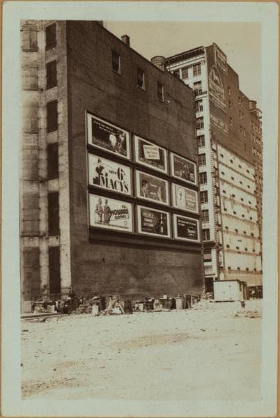 Squatters Colony on Houston Street., 1933