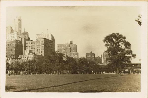 Manhattan: Battery Park - Aquarium (rear)., 1931