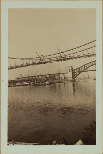 Bridges - Triborough Bridge - [Construction - Astoria Park, Queens.], 1935
