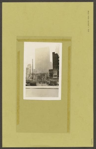 54th Street (West) #25, 1938-05-03