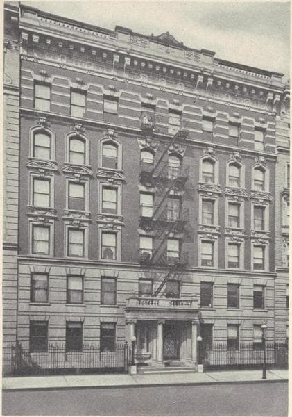 The Blennerhasset, 507 West 111th Street; Plan of first floor; Plan of upper floors., 1908