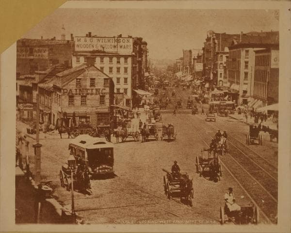 Manhattan: Canal Street - Mott Street, 1860