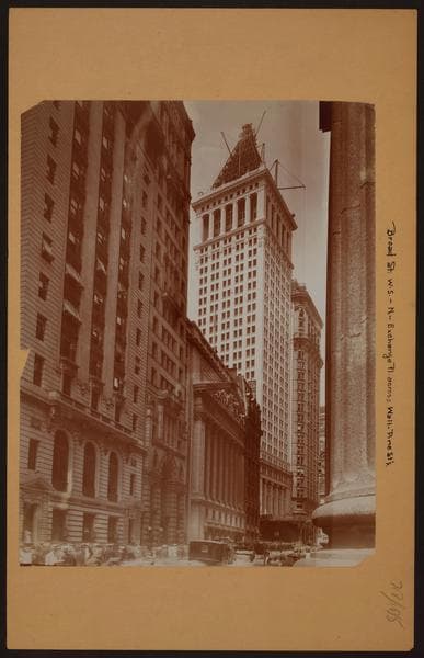 Manhattan: Broad Street - Exchange Place, 1911