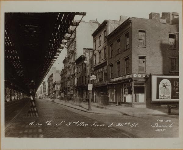 Manhattan: 3rd Avenue - 36th Street (East), 1939