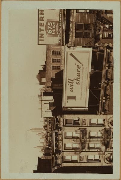 Advertisements - Advertising signs and billboards., 1932–1936