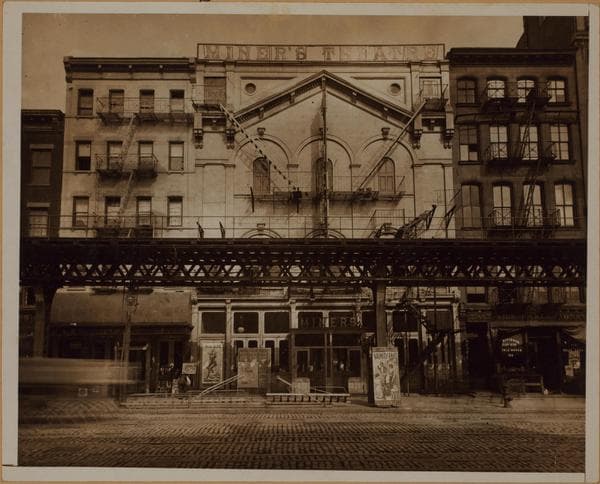 Manhattan: Bowery - Delancey Street, 1890