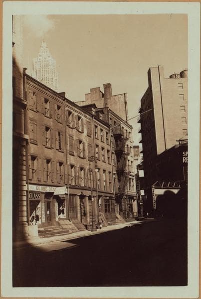 Manhattan: Pearl Street - Broad Street, 1934