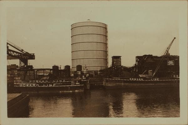 English Kills - Brooklyn - North bank - [Rosoff Coal and Fuel Corporation.], 1934