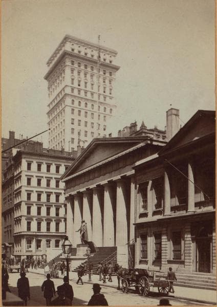 Manhattan: Wall Street - Nassau Street, 1900
