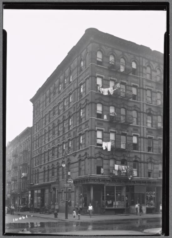 Street view: Monroe St.-Jackson St., Manhattan, 1935