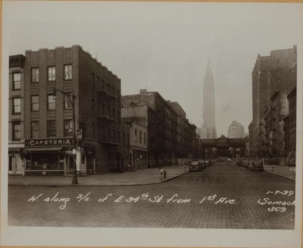 Manhattan: 34th Street (East) - 1st Avenue, 1939