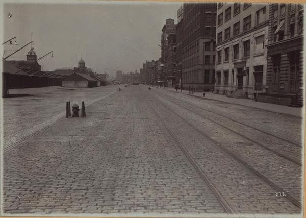Manhattan: West Street - Beach Street, 1918