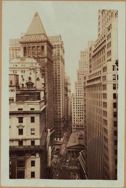 Manhattan: Nassau Street - Wall Street, 1931