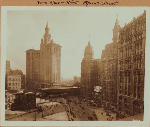 Manhattan: Park Row - Spruce Street, 1927