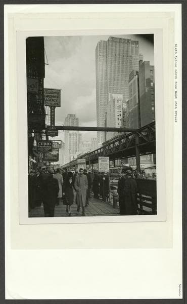 Sixth Avenue - 45th Street looking north