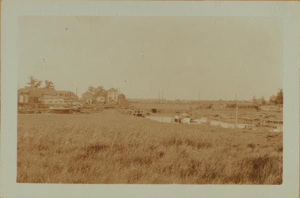 Pugsley Creek - Bronx - Patterson Avenue - [Lacombe Avenue Bridge.], 1928