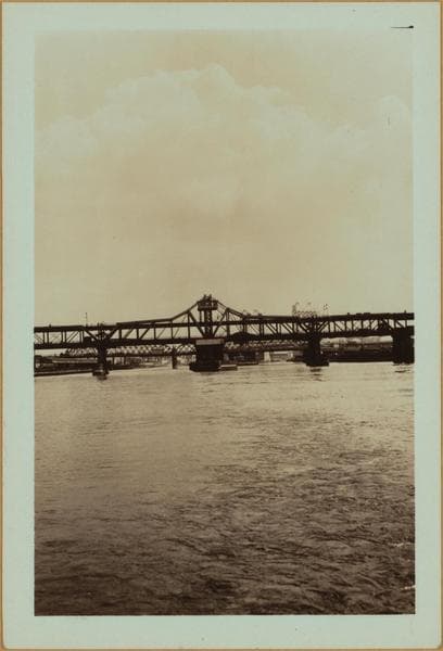 Bridges - Harlem River Bridges - Willis Avenue Bridge - [1st Avenue Bridge, that connests with 129th Street in the Bronx and carries the 3rd Avenue elevated line.], 1931–1937