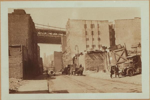 Manhattan: Water Street - Rutgers Slip, 1937