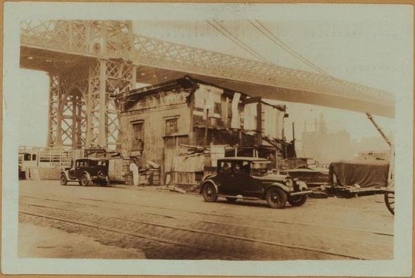Bridges - Williamsburg Bridge - [Grand Street ferry house.], 1931–1936