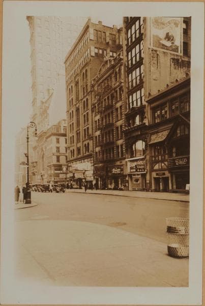 Manhattan: Broadway - Fulton Street, 1936