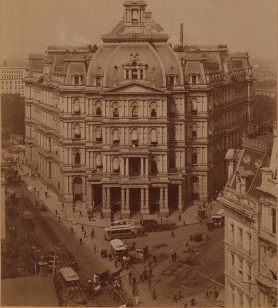 Manhattan: Broadway - Park Row, 1918