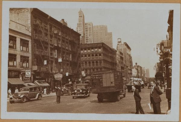 Manhattan: Canal Street - Centre Street, 1933