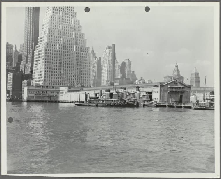 Pier 13, East River, Side View], 1951