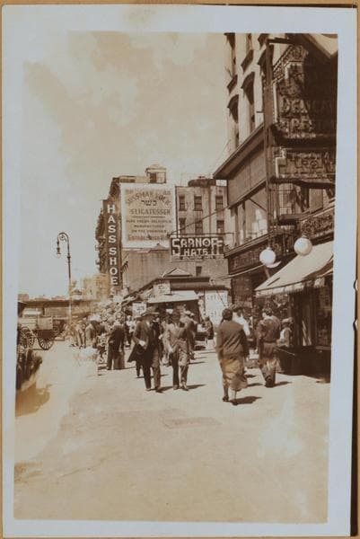 Manhattan: Delancey Street - Ludlow Street, 1934