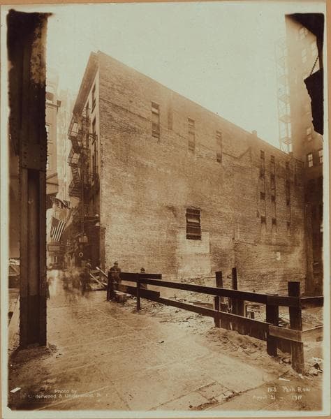 Manhattan: Park Row - Pearl Street, 1917