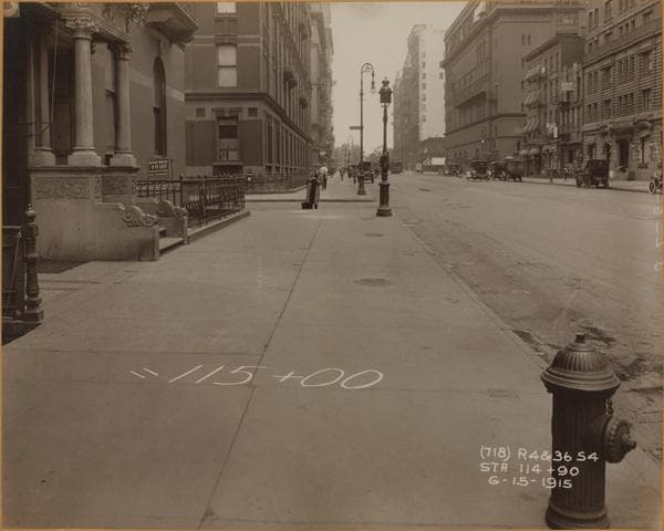 Manhattan: 7th Avenue - 55th Street, 1915