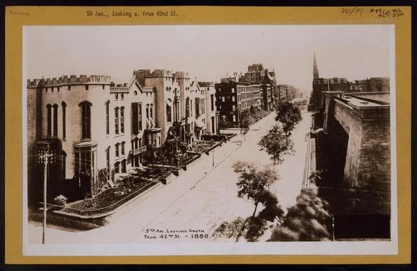 Manhattan: 5th Avenue - 41st Street, 1880