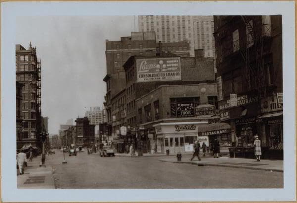 Manhattan: Greenwich Street - Dey Street, 1941