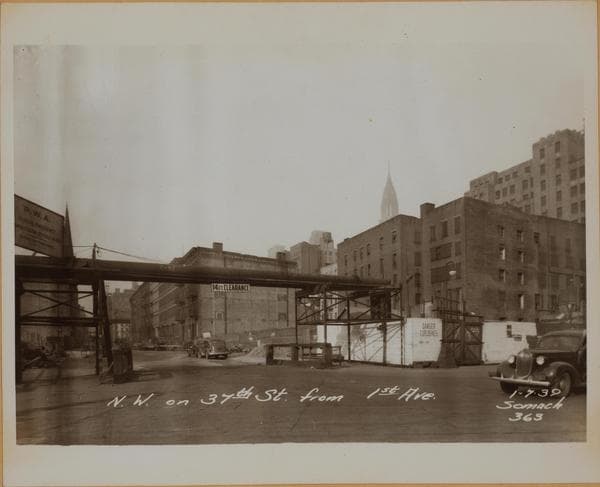 Manhattan: 37th Street (East) - 1st Avenue, 1939