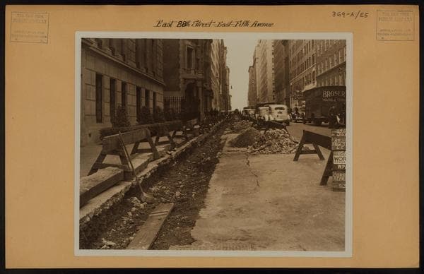 Manhattan: 5th Avenue - 88th Street, 1936