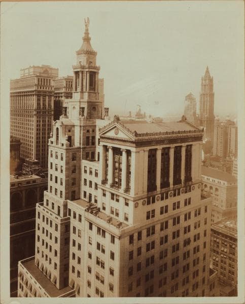 Manhattan: Wall Street - William Street, 1928