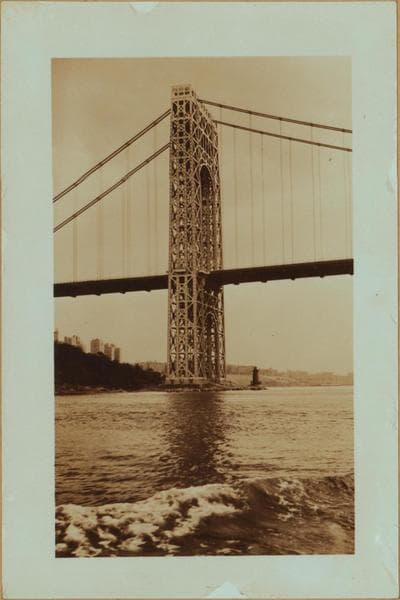 Bridges - George Washington Bridge - [North (Hudson) River.], 1937
