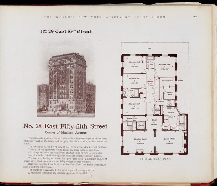 No. 28 East Fifty-fifth Street, corner of Madison Avenue., 1910-03
