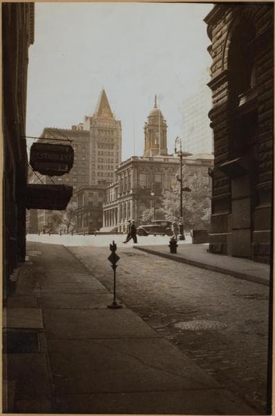 Manhattan: Frankfort Street - Park Row, 1936
