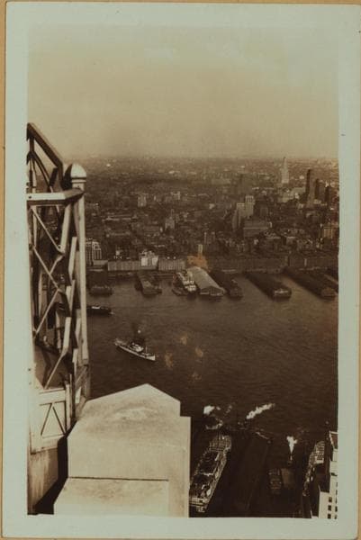 General view - [Manhattan - Between Pine and Cedar Streets - 60 Wall Street Tower (Southeast).], 1933