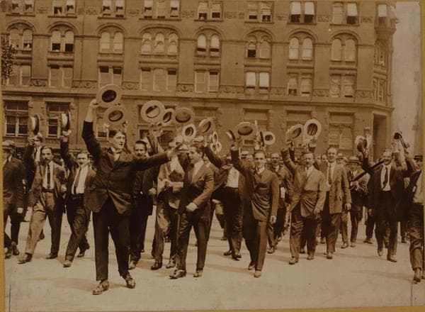 Manhattan: Broadway - Battery Place, 1914