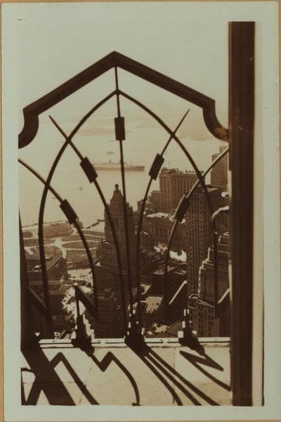 General view - [Manhattan - Between Pine and Cedar Streets - 60 Wall Street Tower (Southwest).], 1933