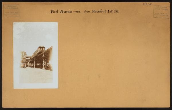 Manhattan: 1st Ave. - Houston St., 1934