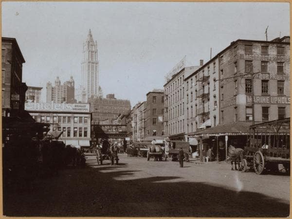 Manhattan: Fulton Street - Front Street, 1914