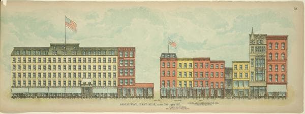 Broadway, East Side. 27th to 29th St., 1899