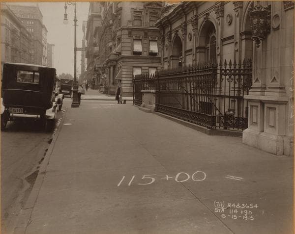 Manhattan: 7th Avenue - 55th Street, 1915