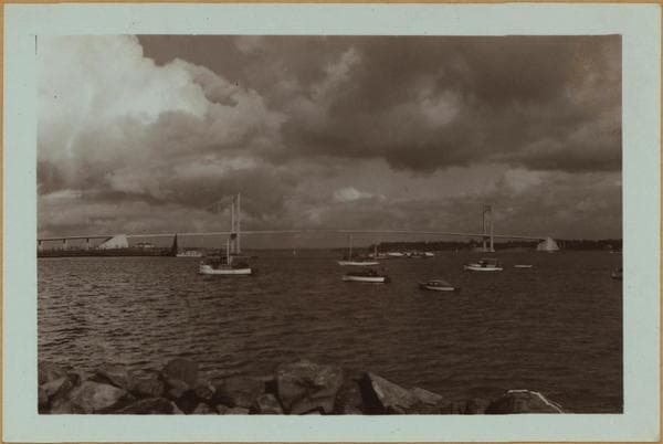 Bridges - Bronx-Whitestone Bridge - [Old Ferry Point, Bronx - Whitestone, Queens.], 1940