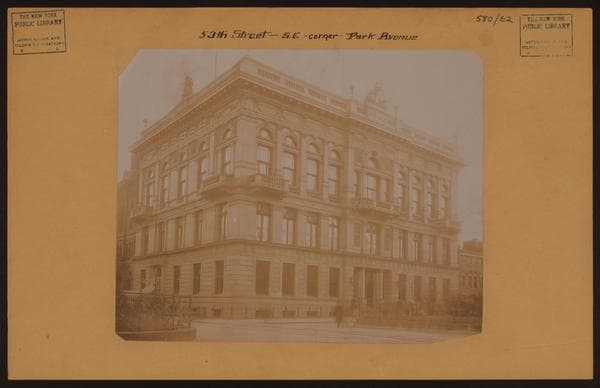 Manhattan: 59th Street - Park Avenue, 1890