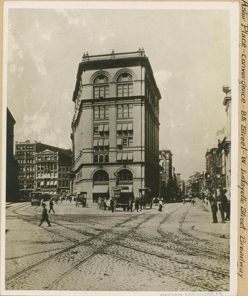 Manhattan: Astor Place - 8th Street, 1892